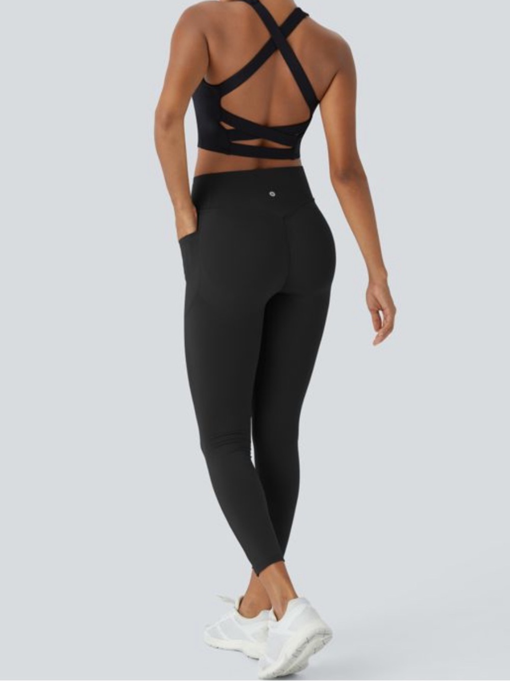 Halara UltraSculpt High Waisted Scrunch Butt Lifting Tummy Control Pocket XS